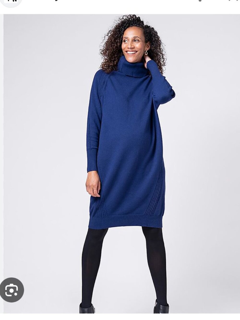 Seraphine Maternity and nursing knit dress